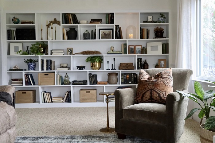 How to Style a Bookshelf with Items You Already Own